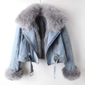 Amara Valmont — Chaqueta Denim Forro de Pelo | LIQUIDACIÓN 70%