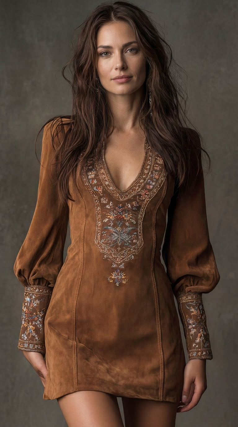 Ania Valmont — Vestido Corto de Terciopelo | Signature Collection