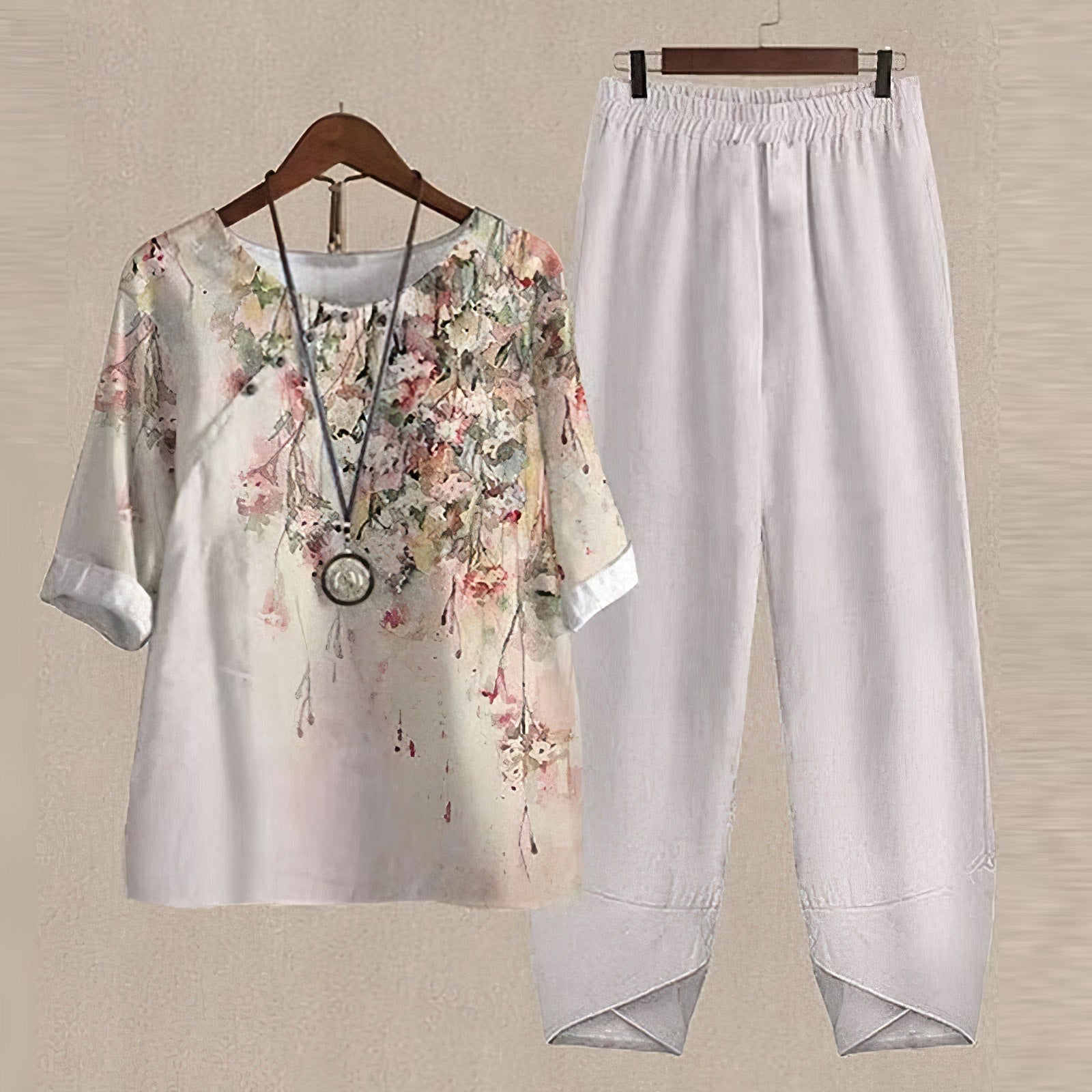 Conjunto Lilou Valmont — Camisa & Pantalón Chic Confort Mujer