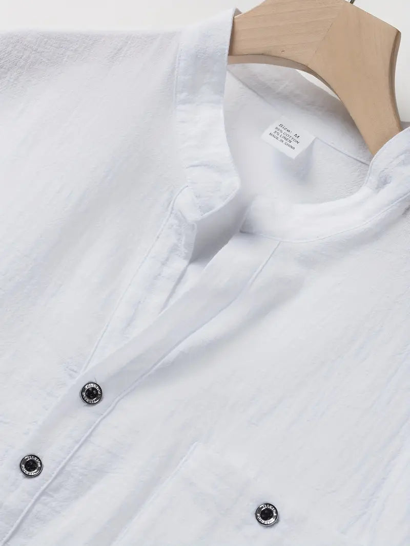 Camisa Summer Valmont — Distinción sin esfuerzo | Azul