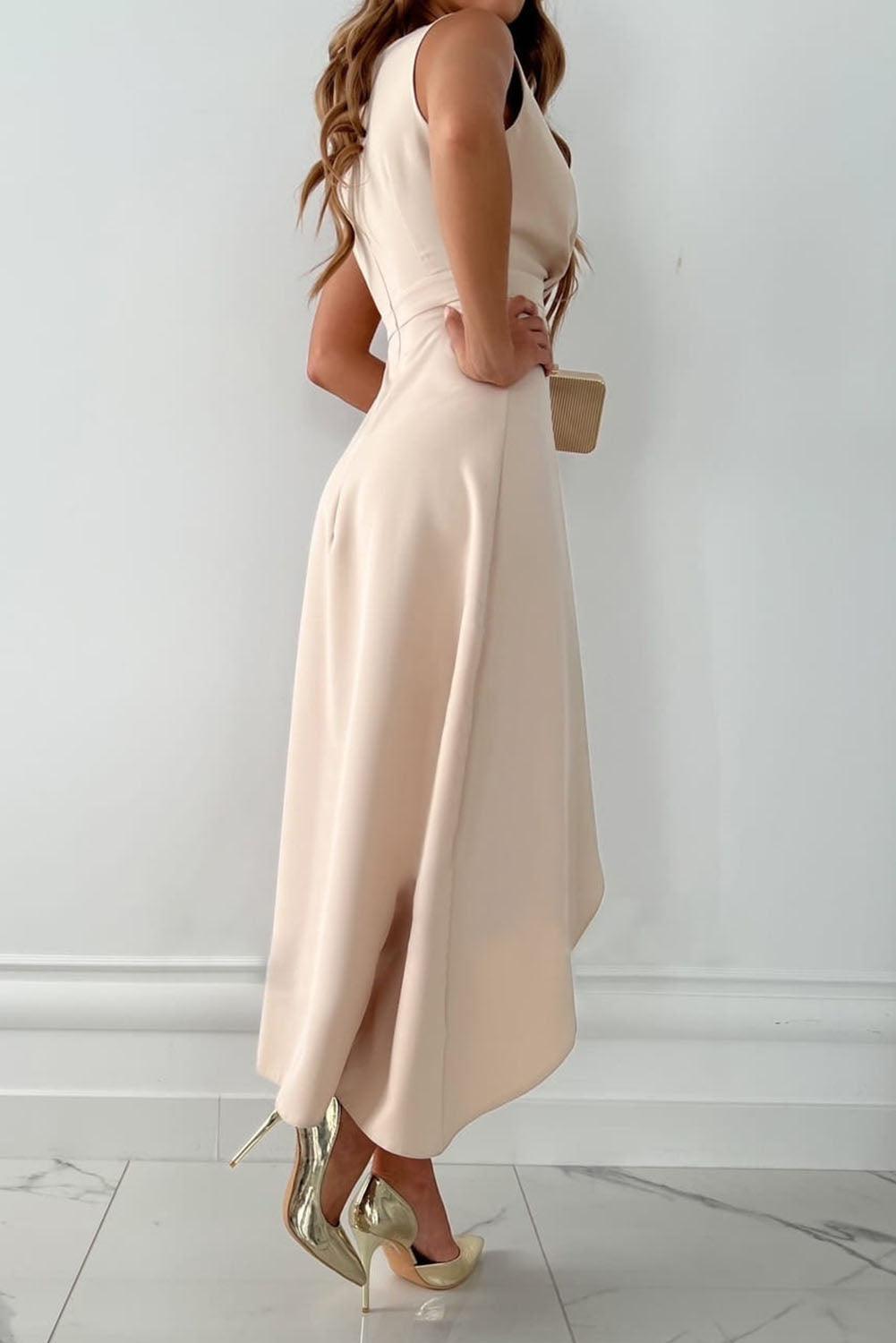 Vestido Midi Charlotte Valmont — Elegancia irresistible | Rojo