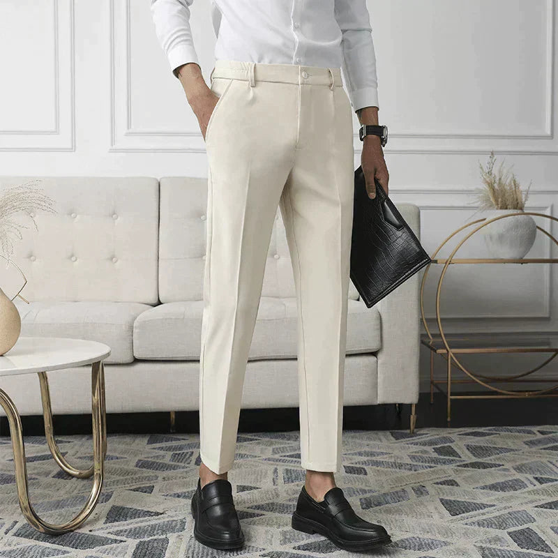 Pantalón Stretch Valmont — Distinción sin esfuerzo | Negro