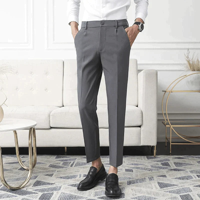 Pantalón Stretch Valmont — Distinción sin esfuerzo | Negro