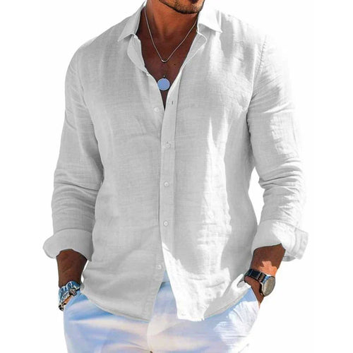 Camisa Luc Valmont — Lino Ligero de Verano | 9 Colores