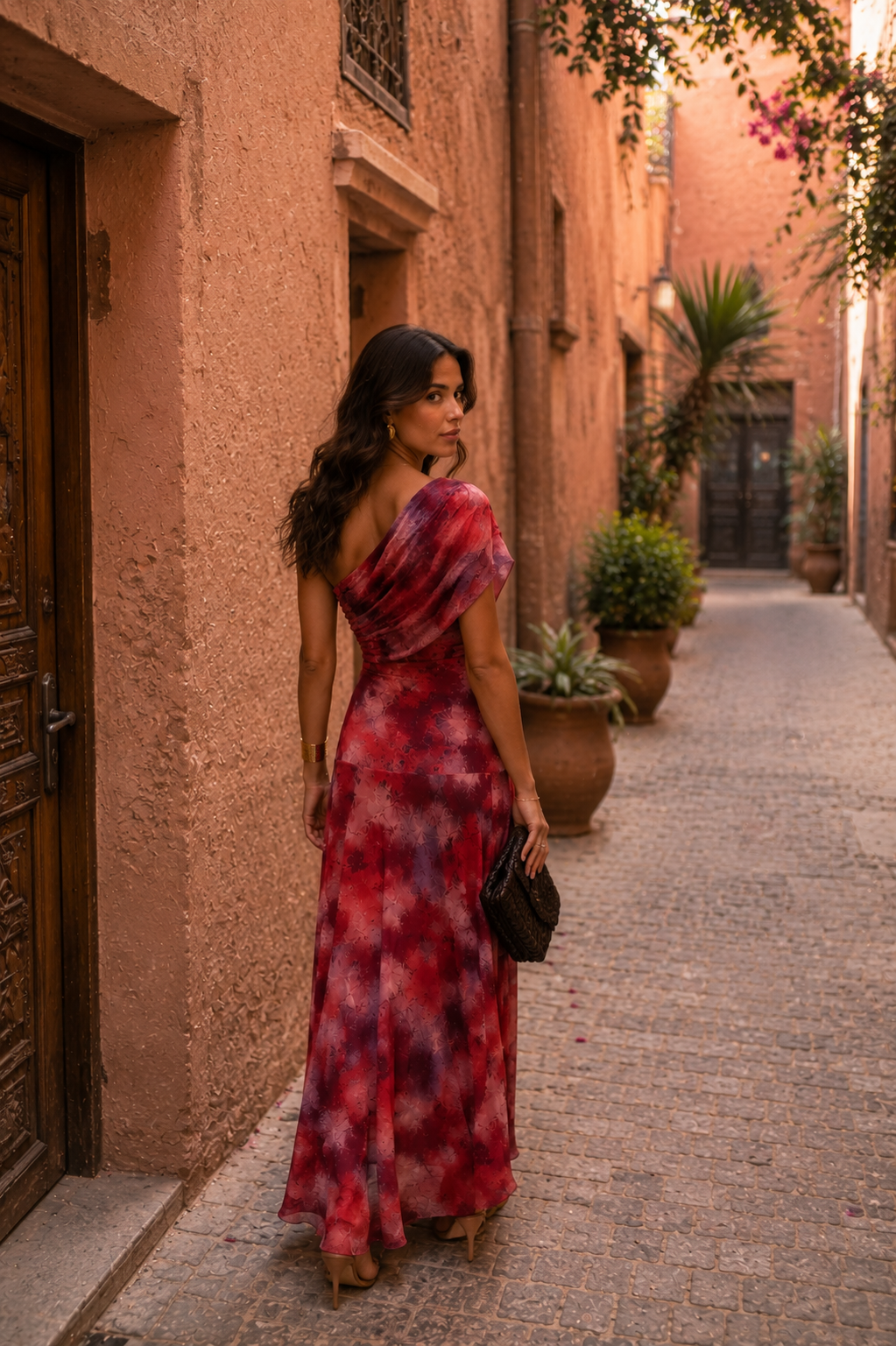 Toledo Rojo Valmont — Vestido Edición Limitada | Colección Marrakech