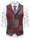Chalecos Leo Valmont — estilo sin esfuerzo en cada capa | Chaleco Tweed Patchwork Motivo Espiga