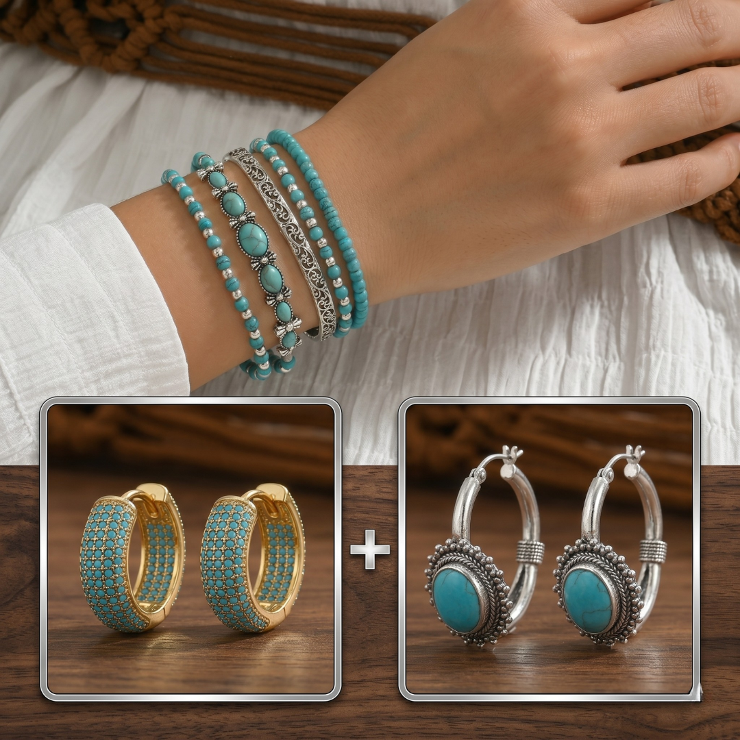 Pulsera Lucia Valmont — Elegancia irresistible | Turquesa