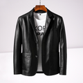 Lucien Valmont — Blazer Cuero Vegano Elegante Hombre | Luxe