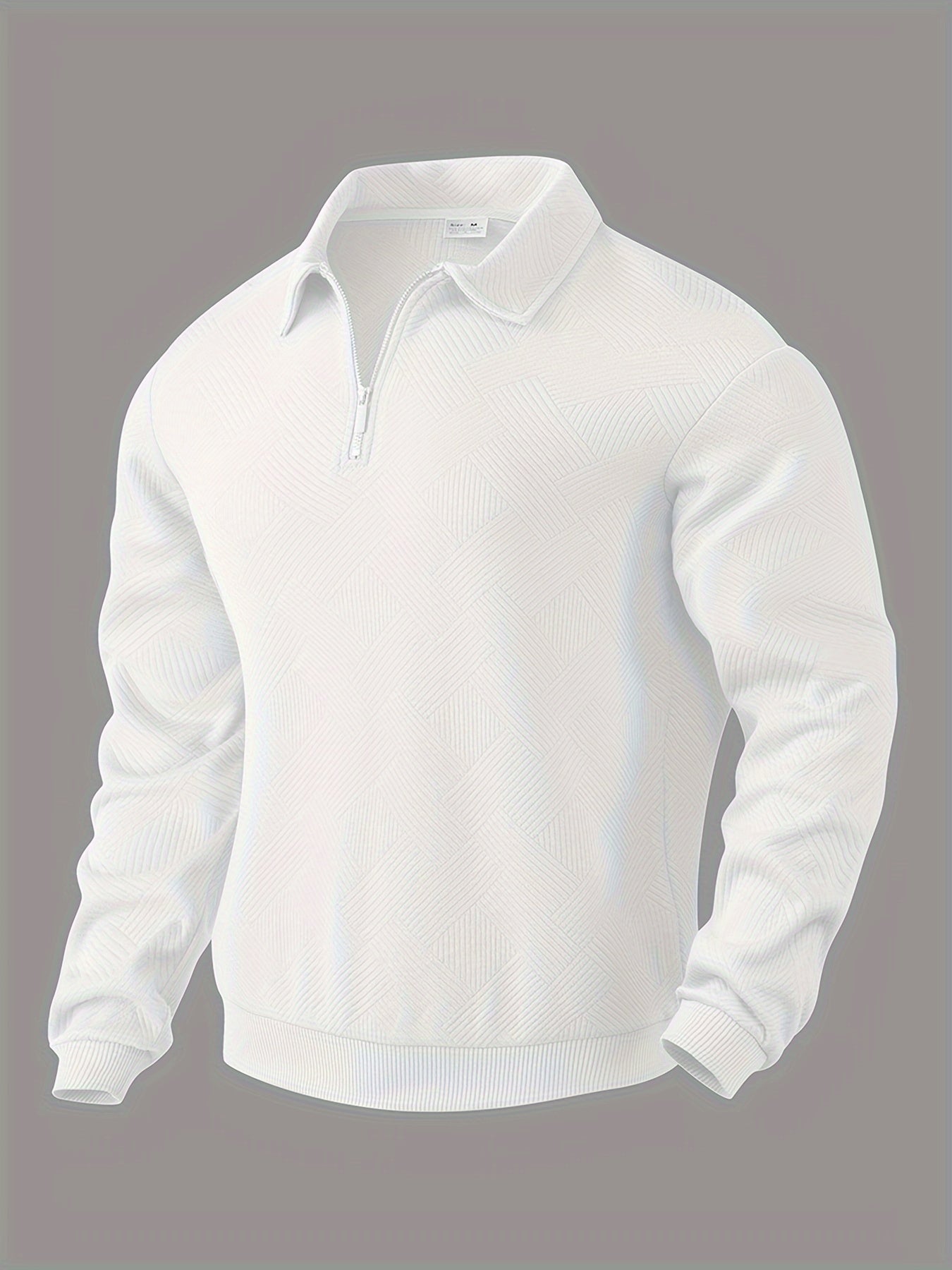 Jerseys Didier – Pull zippé vintage avec design géométrique Valmont — suavidad que viste con distinción | Didier – Pull zippé vintage avec design géométrique