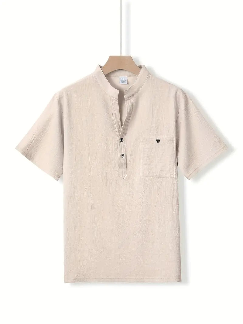 Camisa Summer Valmont — Distinción sin esfuerzo | Azul
