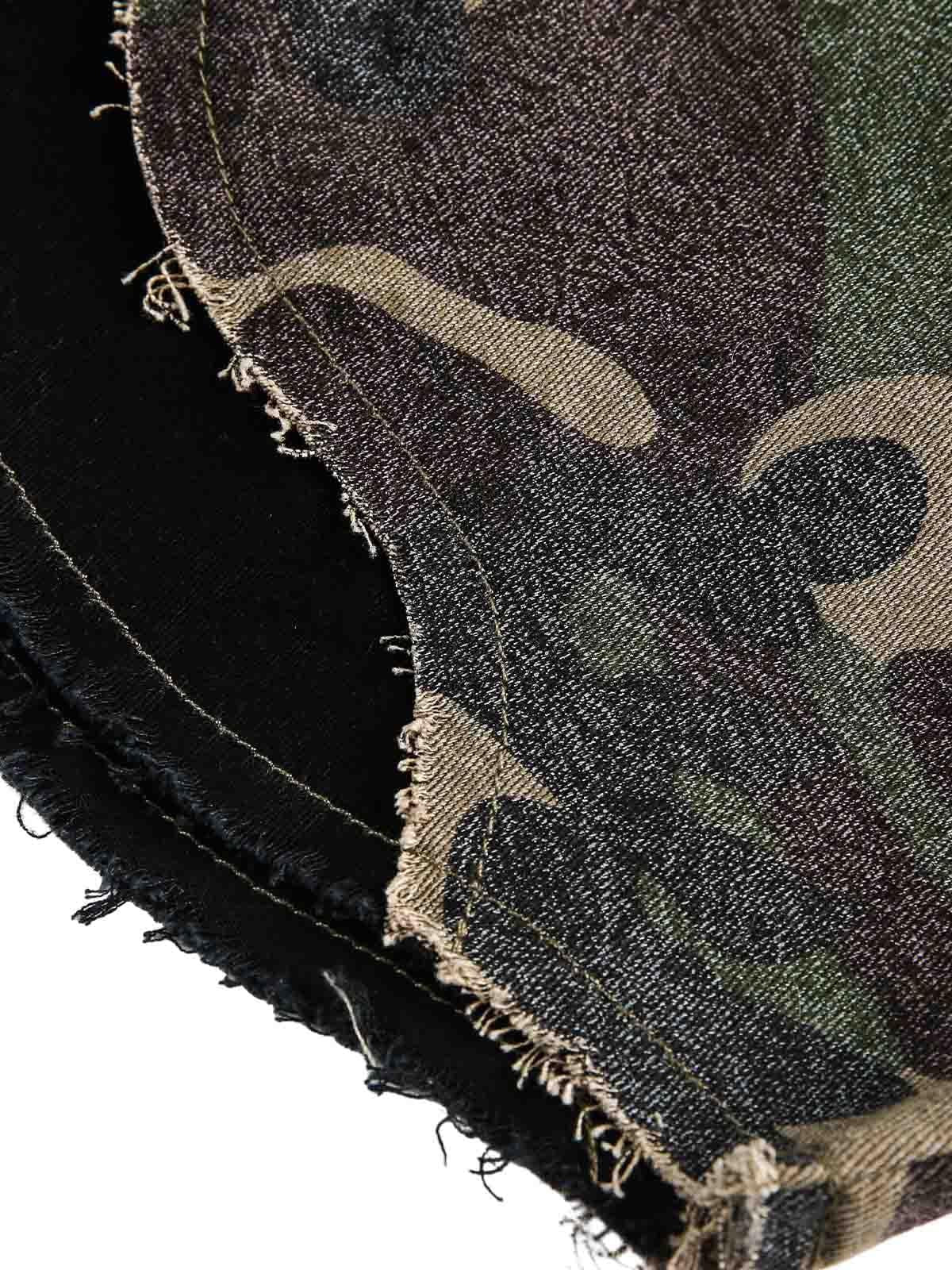 Camisa Camo Patchwork Valmont — Distinción urbana irresistible | Verde