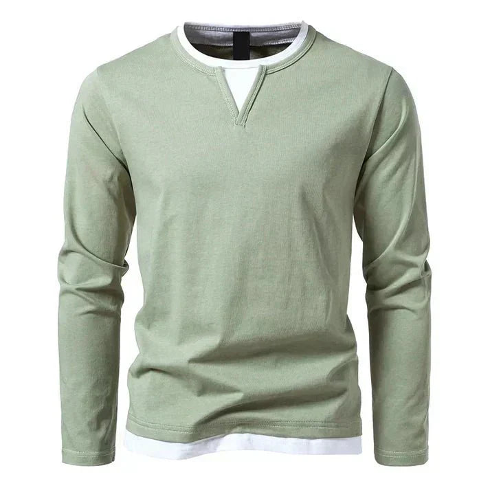 Rubén Valmont — Camiseta Manga Larga Algodón Premium | Hombre