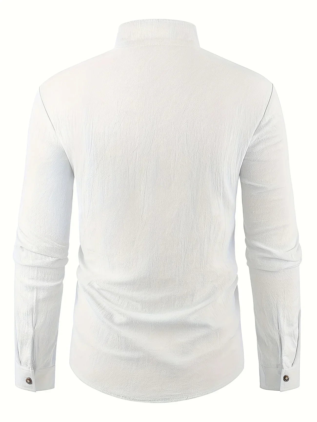Camisa Coton Long Valmont — Distinción sin esfuerzo | Blanco