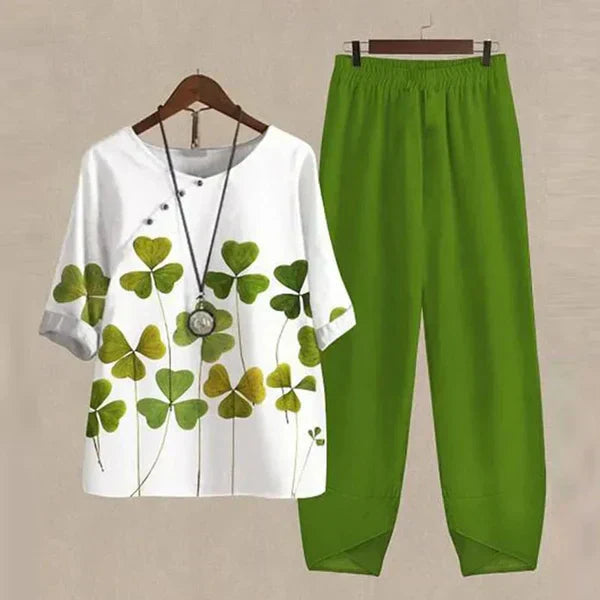 Conjunto Lilou Valmont — Camisa & Pantalón Chic Confort Mujer
