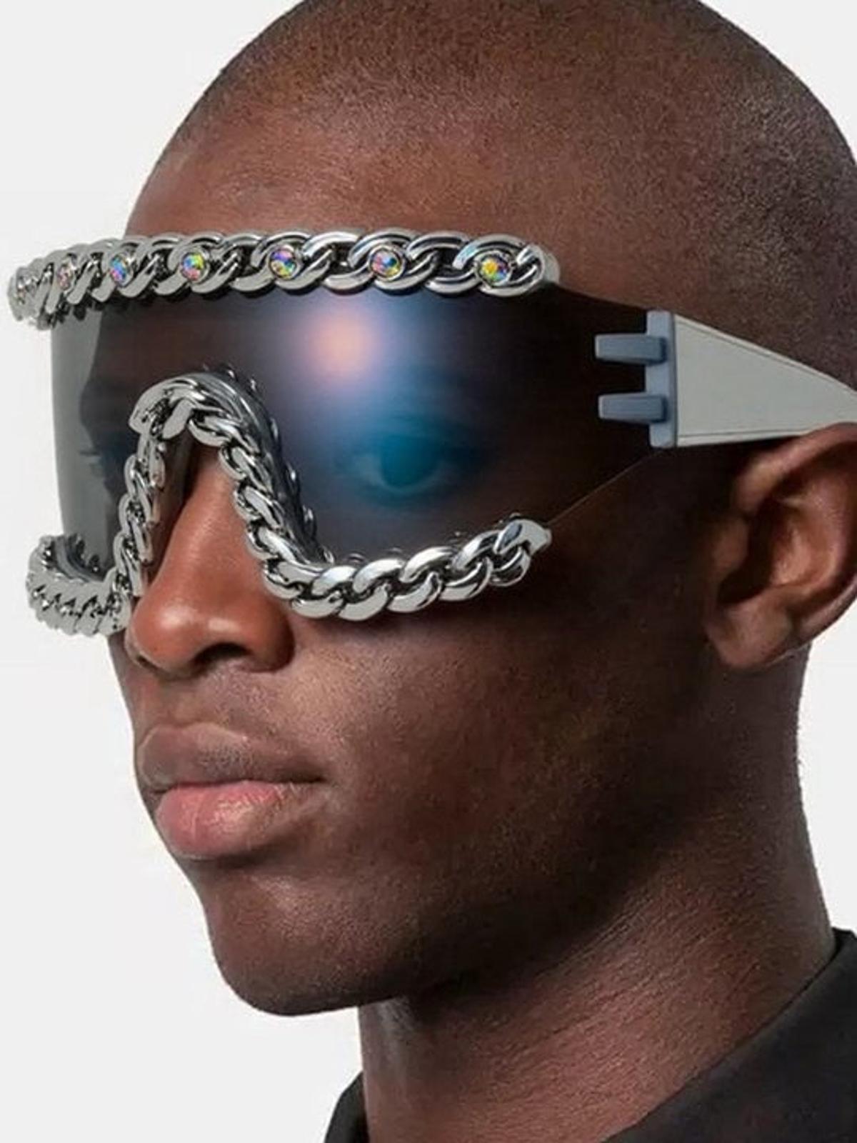 Gafas Chain Glam Valmont — Actitud irresistible | Dorado