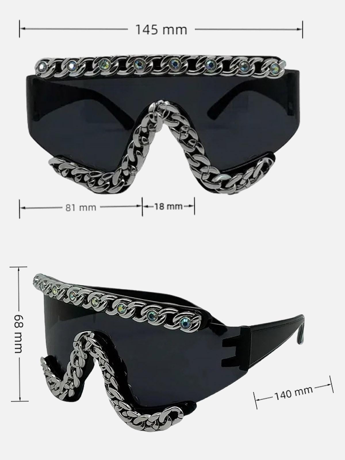 Gafas Chain Glam Valmont — Actitud irresistible | Dorado