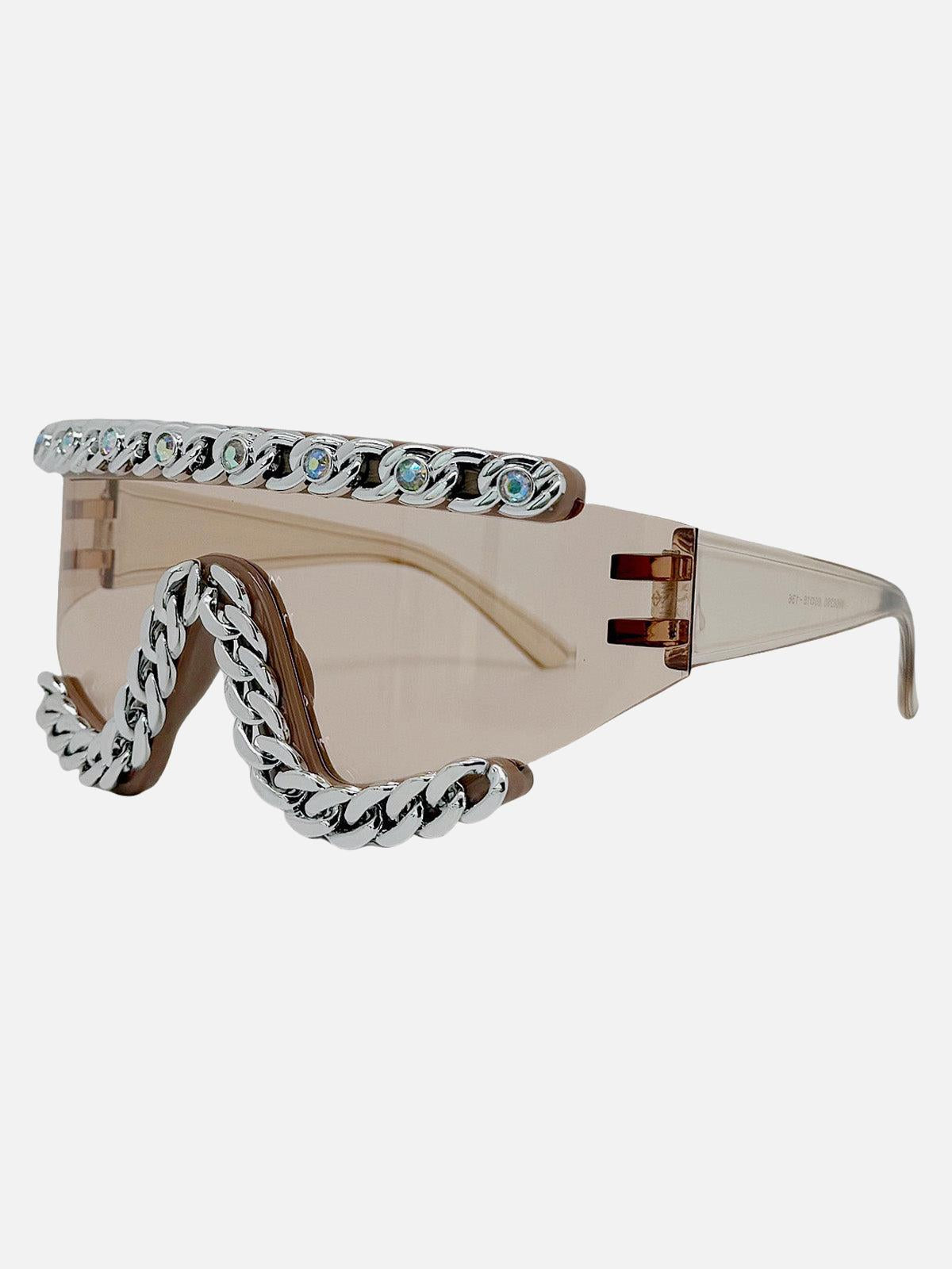 Gafas Chain Glam Valmont — Actitud irresistible | Dorado
