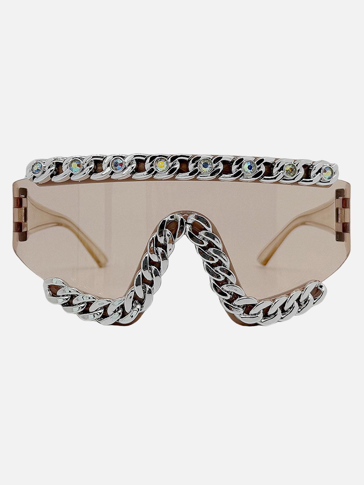Gafas Chain Glam Valmont — Actitud irresistible | Dorado