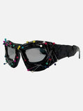 Gafas Beaded Hip-Hop Valmont — Actitud irresistible | Negro