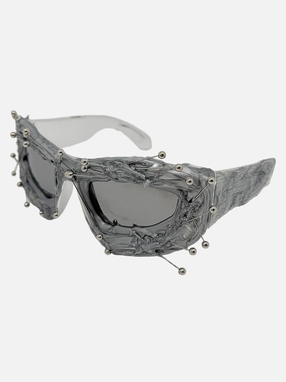 Gafas Beaded Hip-Hop Valmont — Actitud irresistible | Negro