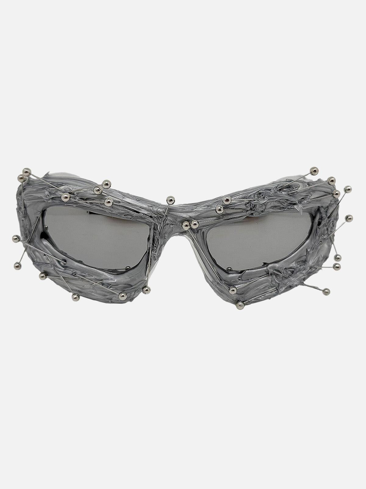 Gafas Beaded Hip-Hop Valmont — Actitud irresistible | Negro