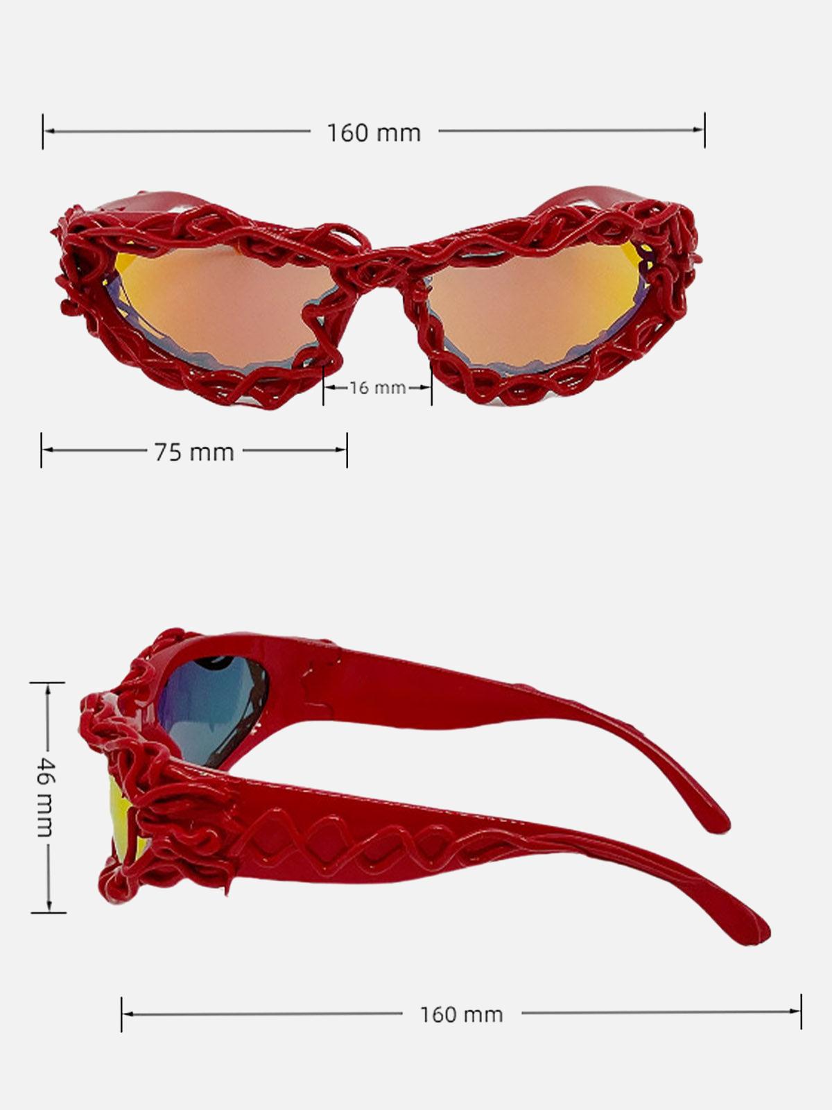Gafas Futuristic Punk Valmont — Actitud irresistible | Negro
