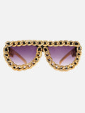 Gafas Square Chain Valmont — Actitud irresistible | Negro