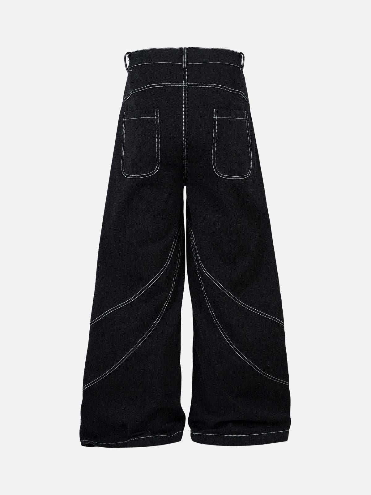 Vaquero Bordado Deconstruido Valmont — Distinción urbana irresistible | Denim