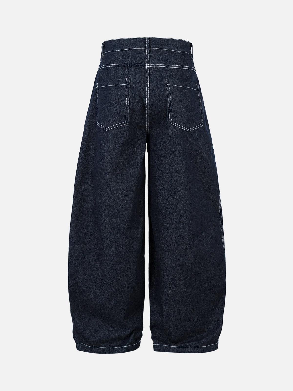 Vaquero Deconstruido Plisado Valmont — Distinción urbana irresistible | Denim