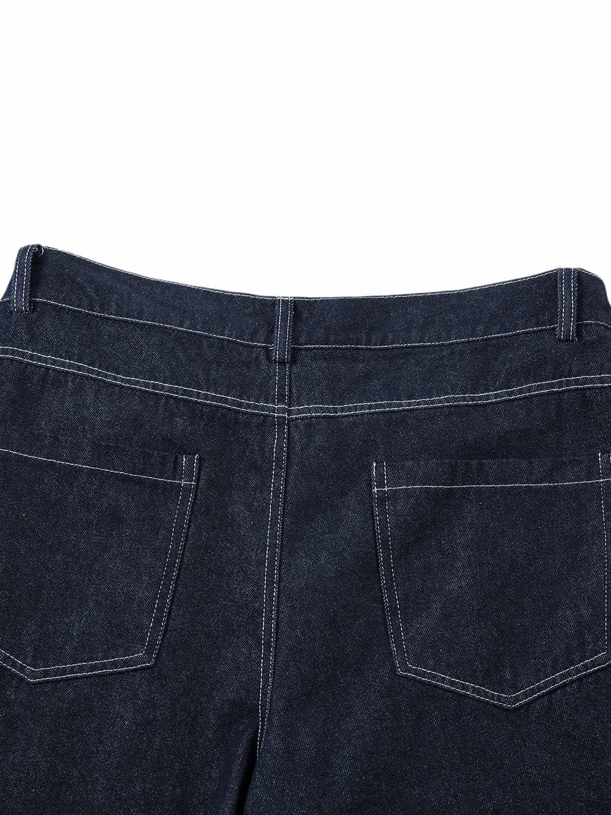 Vaquero Deconstruido Plisado Valmont — Distinción urbana irresistible | Denim