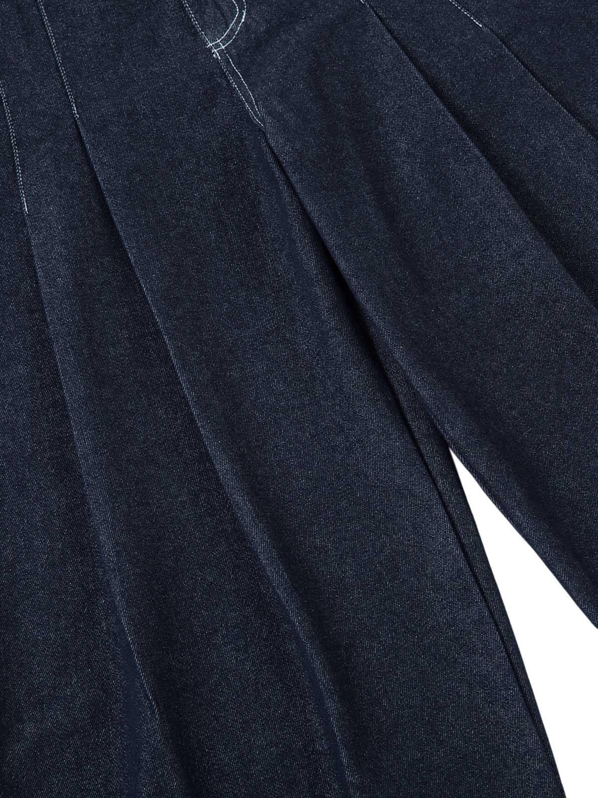 Vaquero Deconstruido Plisado Valmont — Distinción urbana irresistible | Denim