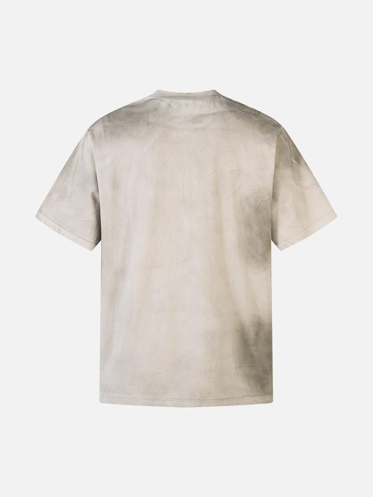 Camiseta Dirty Dye Crew Valmont — Distinción urbana irresistible | Vintage Wash