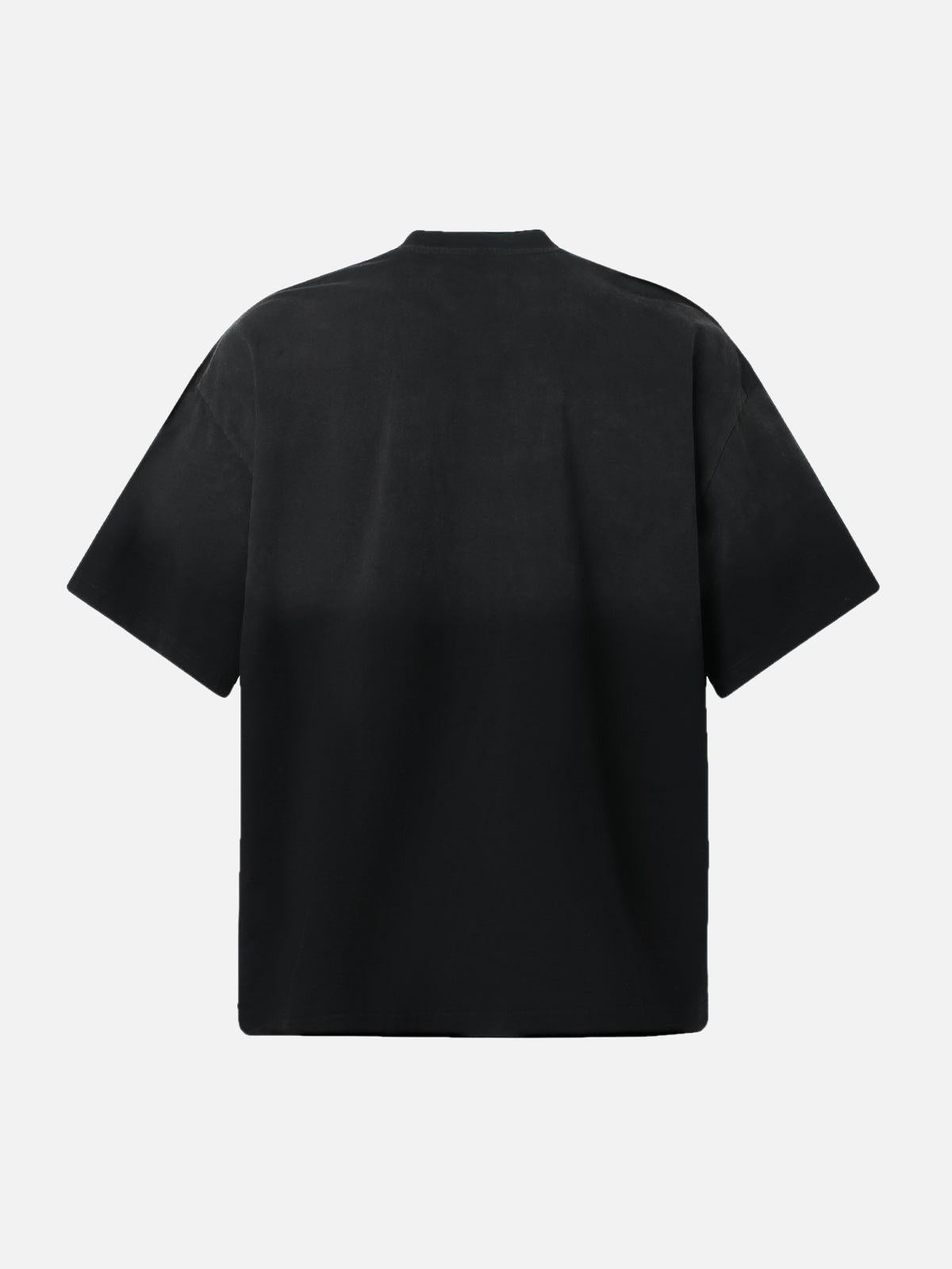 Camiseta Gradient Letter Valmont — Distinción urbana irresistible | Degradado