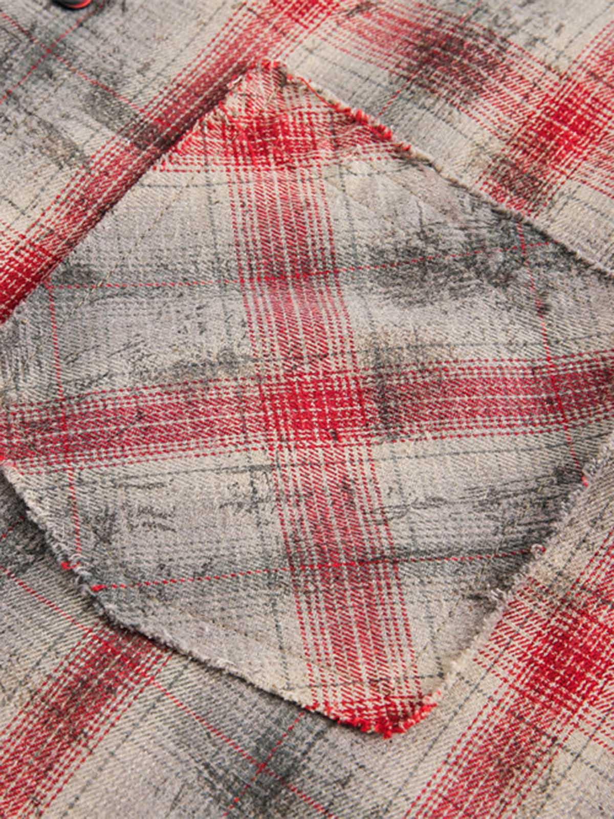 Camisa Plaid Patch Valmont — Distinción urbana irresistible | Plaid