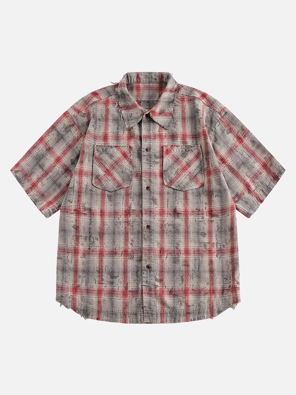 Camisa Plaid Patch Valmont — Distinción urbana irresistible | Plaid