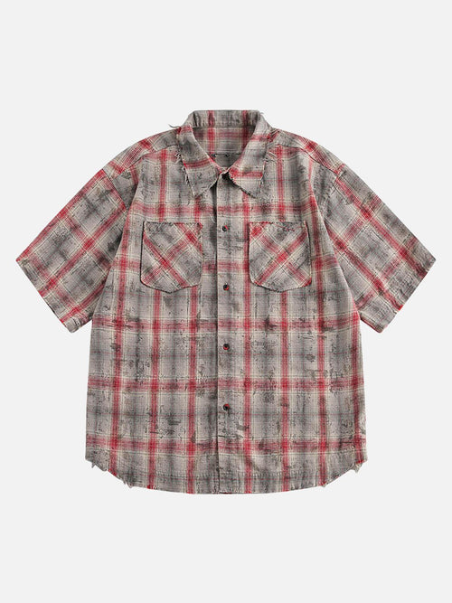 Camisa Plaid Patch Valmont — Distinción urbana irresistible | Plaid