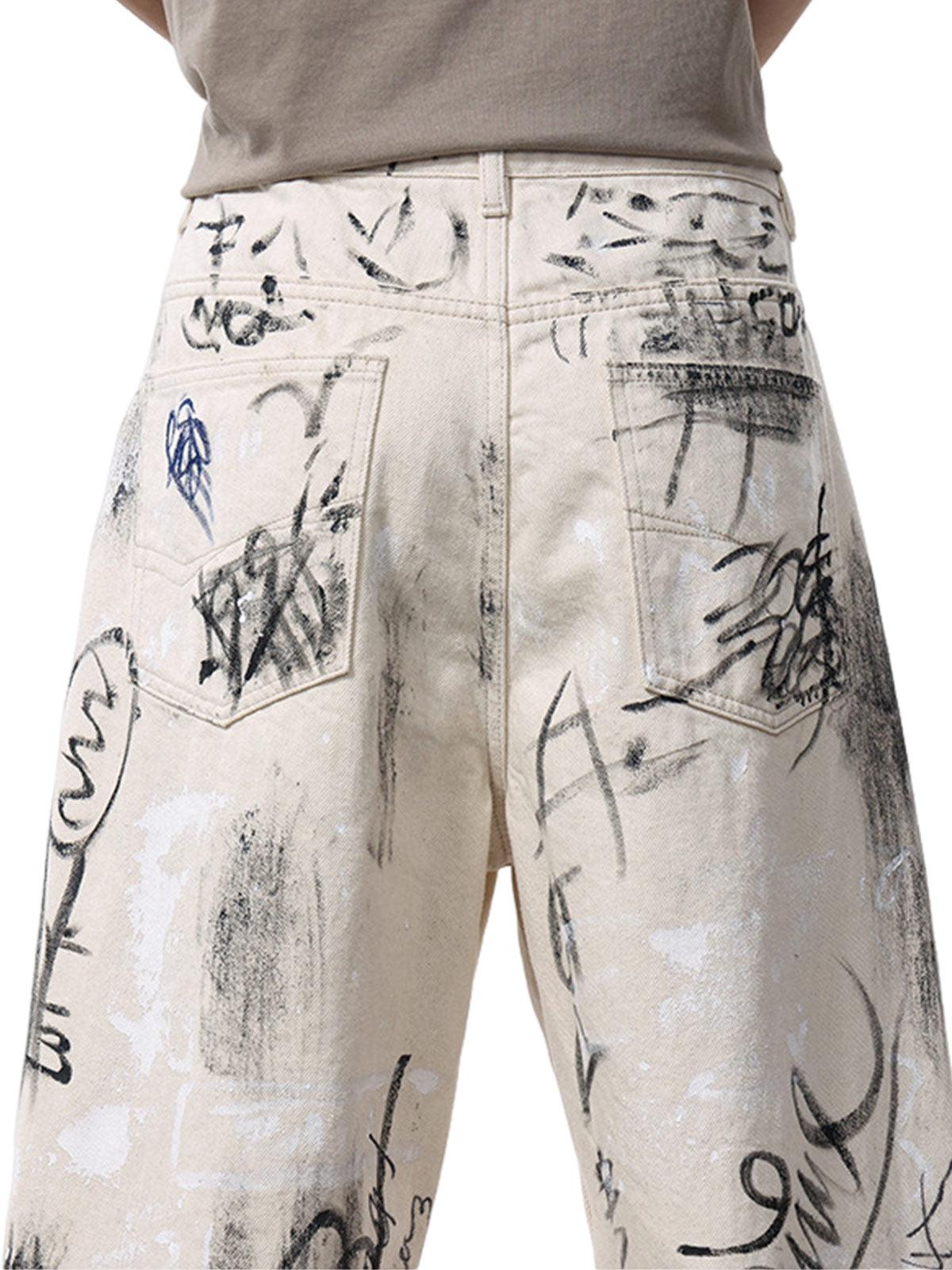 Vaquero Graffiti Washed Valmont — Distinción urbana irresistible | Vintage Wash