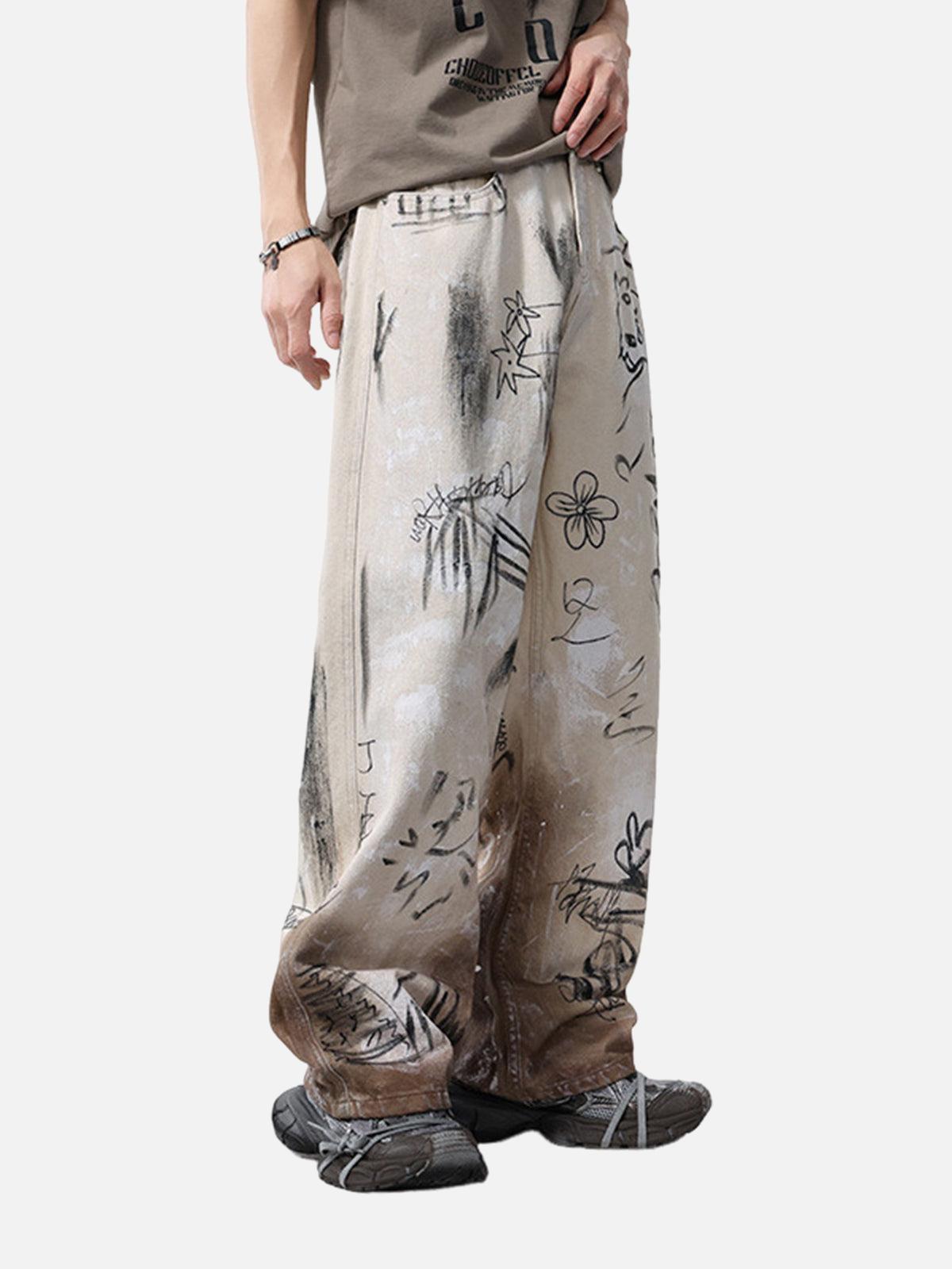 Vaquero Graffiti Washed Valmont — Distinción urbana irresistible | Vintage Wash