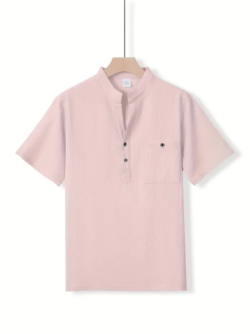 Camisa Summer Valmont — Distinción sin esfuerzo | Azul