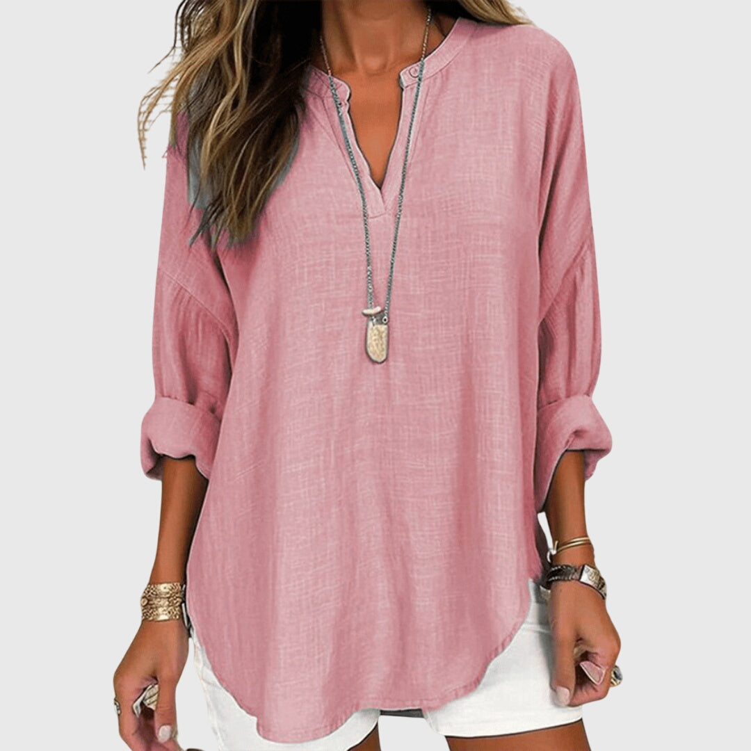 Camisas Lenara™ Valmont — presencia que marca la diferencia | Camisa de Playa Elegante y Vaporosa