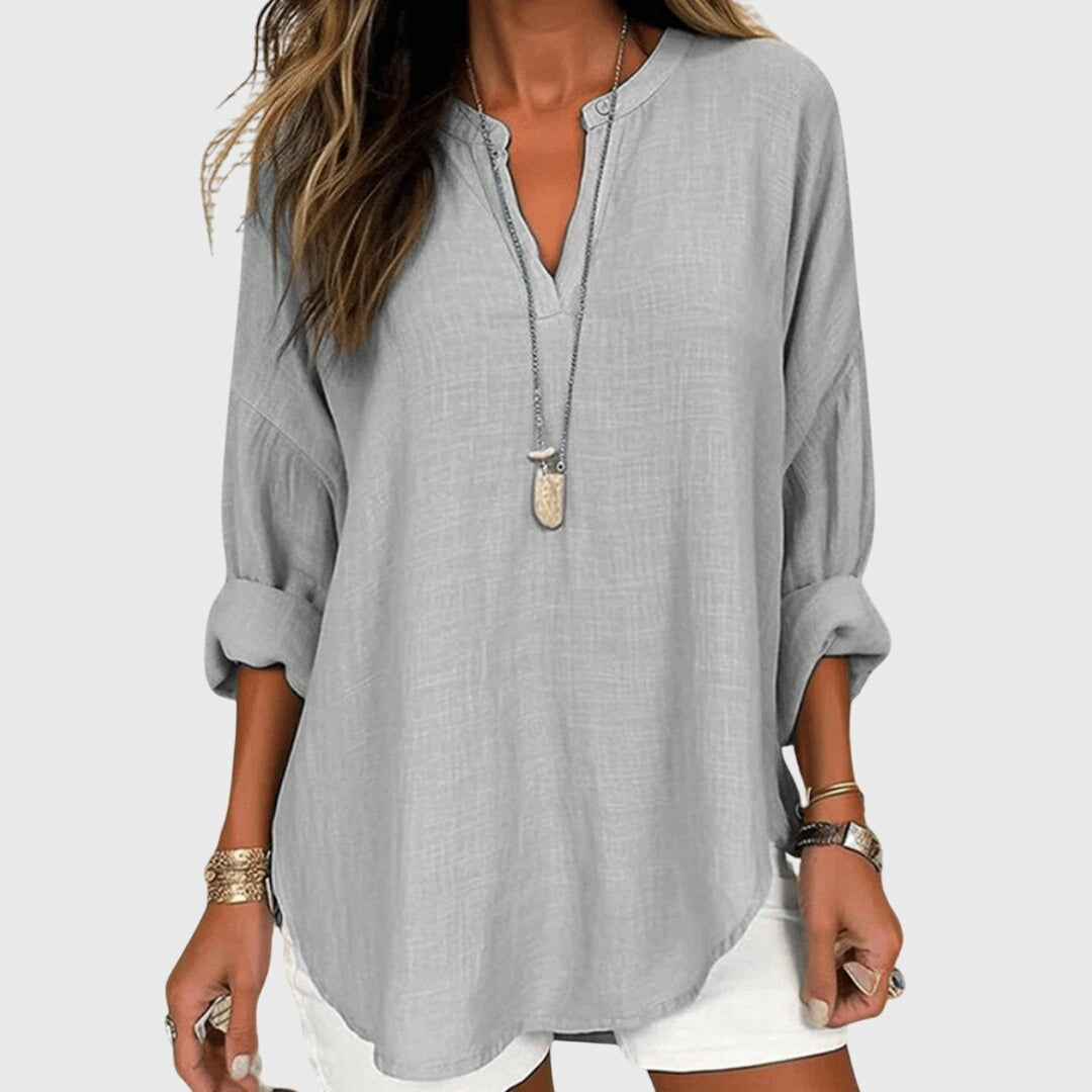 Camisas Lenara™ Valmont — presencia que marca la diferencia | Camisa de Playa Elegante y Vaporosa