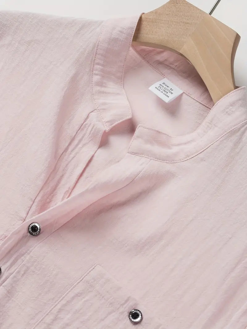 Camisa Summer Valmont — Distinción sin esfuerzo | Azul