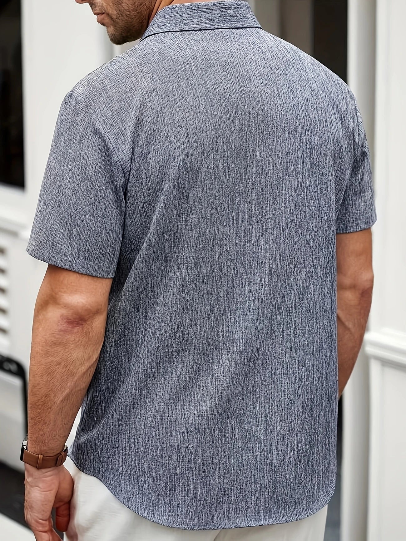 Camisa Lin Valmont — Distinción sin esfuerzo | Beige