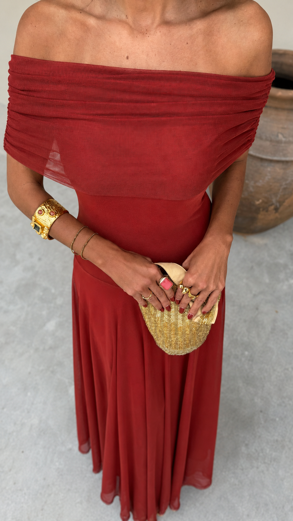 Toledo Terracota Valmont — Vestido | Colección Marrakech