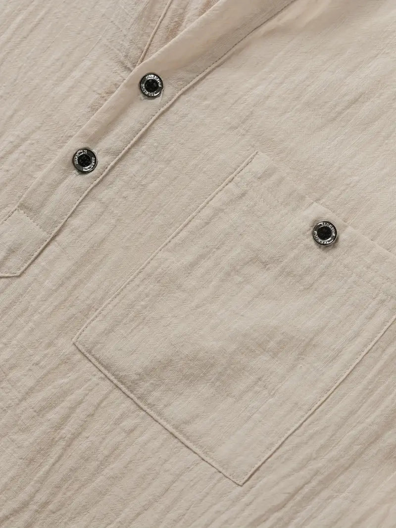 Camisa Summer Valmont — Distinción sin esfuerzo | Azul