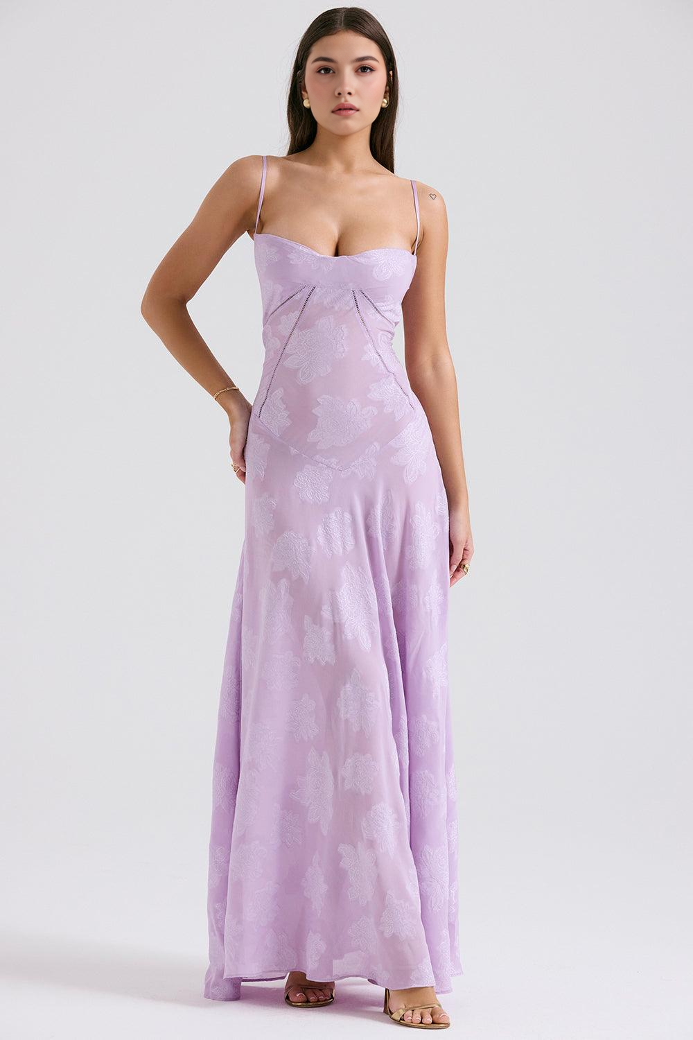 Noir Seren Valmont — Vestido Corsé de Terciopelo Floral | Noir de Luxe