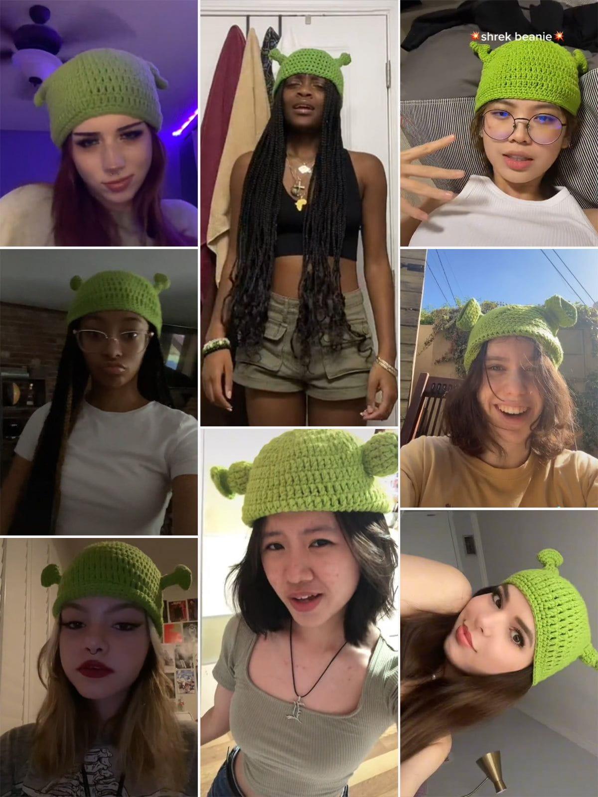 Gorro Shrek Beanie Valmont — Actitud irresistible | Verde