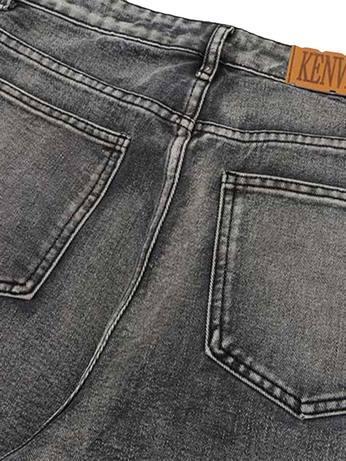 Vaquero Graffiti Distressed Valmont — Distinción urbana irresistible | Vintage Wash