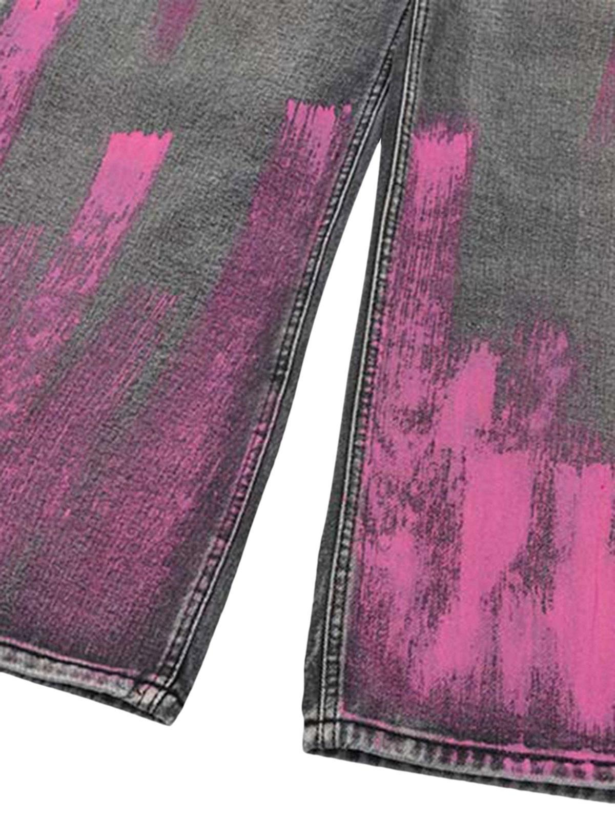 Vaquero Graffiti Distressed Valmont — Distinción urbana irresistible | Vintage Wash