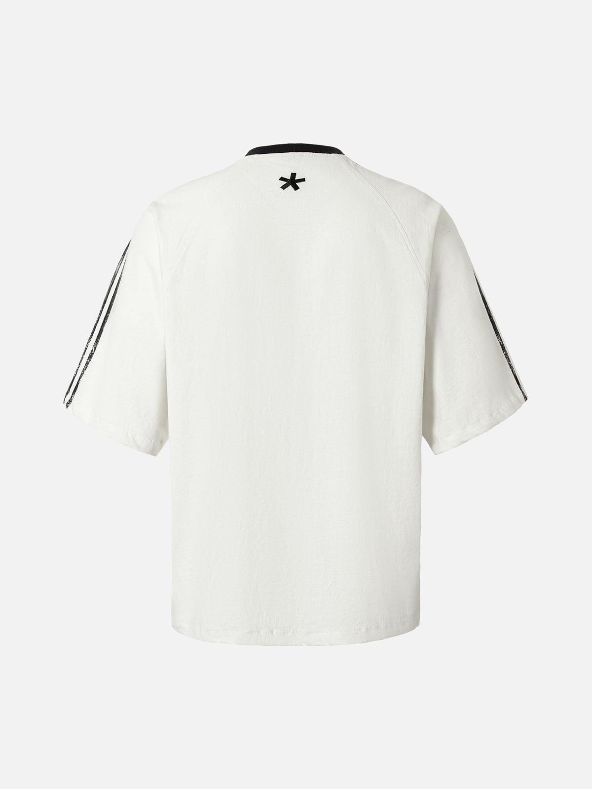 Camiseta Metal Collar Valmont — Distinción urbana irresistible | Vintage Wash